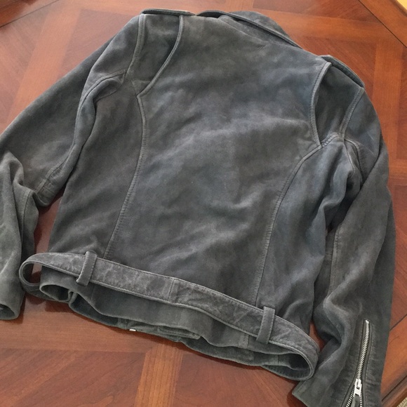 Topshop moon suede biker jacket - Picture 7 of 8